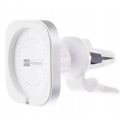ER POWER držiak do auta Car Vent Mount pre Magsafe + 20W Charger - White