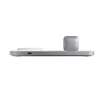 Nomad Base One Max 3-in-1 Magsafe Charger - Silver