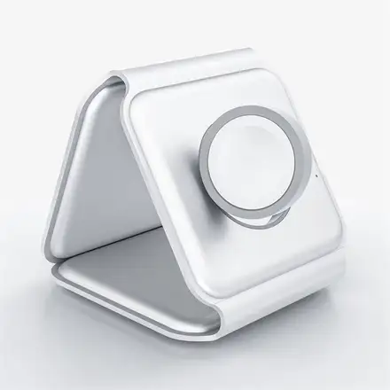 Sdesign 3 in 1 Folding Wireless Charger - White