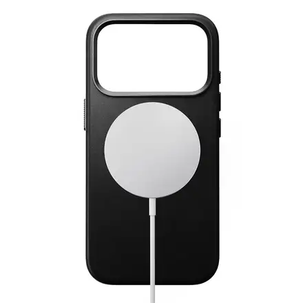 Nomad kryt Traditional Leather Case MagSafe pre iPhone 17 Pro - Black