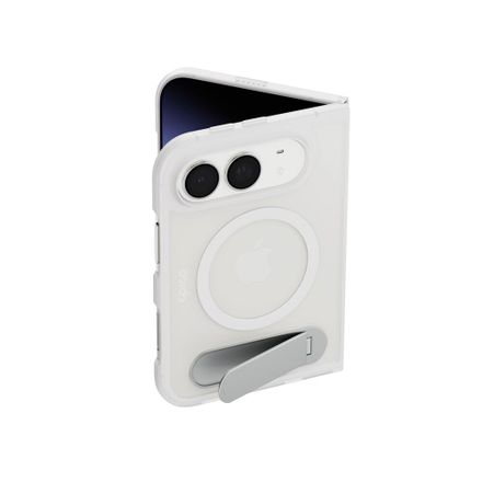 Epico HeroStand Mag+ Case iPhone Duo so skladacím stojančekom - matná transparentná