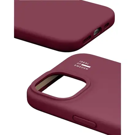 iDeal Silicone Case MagSafe iPhone 13/14/15/16e/17e Fine Wine