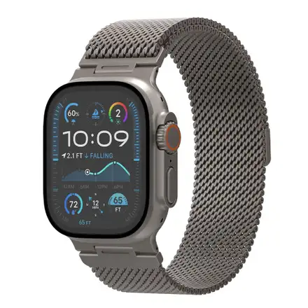 Decoded remienok Stainless Steel Traction Strap pre Apple Watch Ultra - Silver