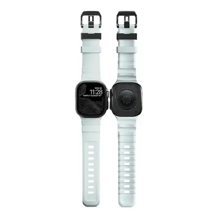 Nomad remienok Rocky Point Band pre Apple Watch 46/49mm - Icy Blue Glow/Black