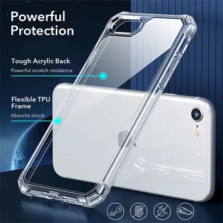 ESR kryt Air Armor Case pre iPhone 7/8/SE 2020/2022 - Clear Black