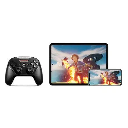 SteelSeries Nimbus+  Wireless Game Controller with phone mount