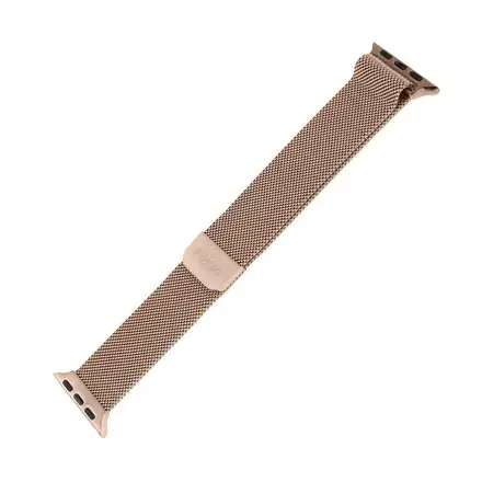 FIXED Mesh Strap pre Apple Watch 38/40/41mm, ružovo zlatý