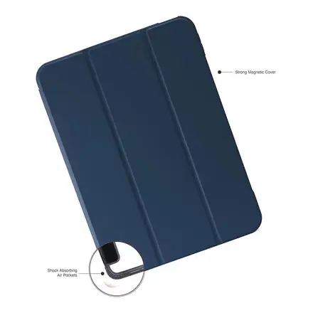 Pipetto puzdro Origami No7 Tri-Folio Case pre iPad 10-11 Gen 2022/2025 - Dark Blue