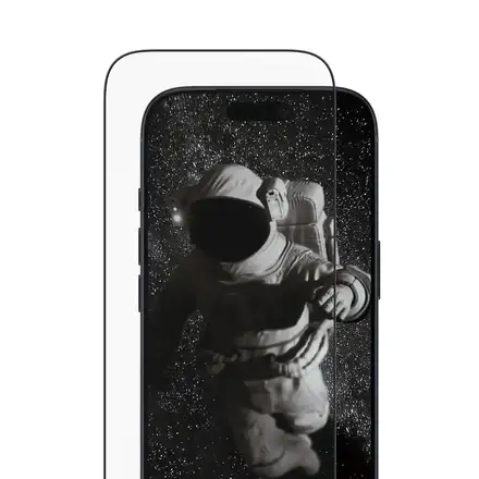 PanzerGlass ochranné sklo UWF Ceramic II pre iPhone 17 Pro - Black Frame