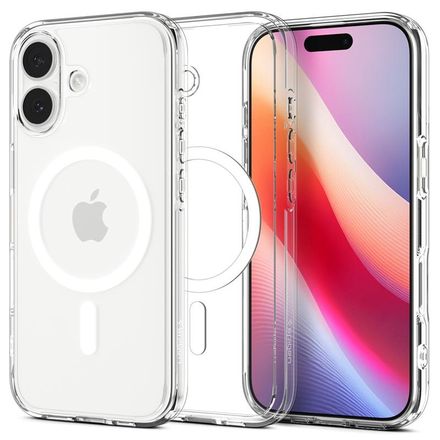 Spigen kryt Ultra Hybrid Magsafe pre iPhone 17 - Clear White