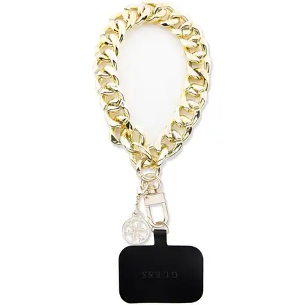 Guess Univerzálny Popruh na Ruku 4G Charm zlatý
