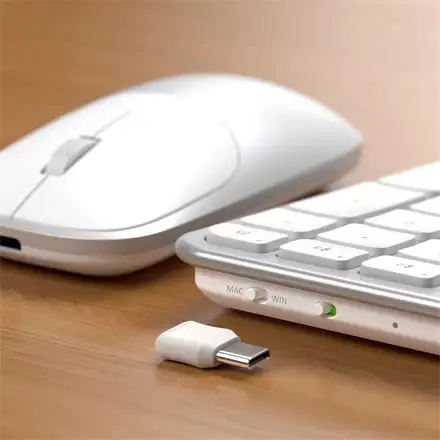 Satechi klávesnica + myš Slim CEX3 Wireless Combo - Silver