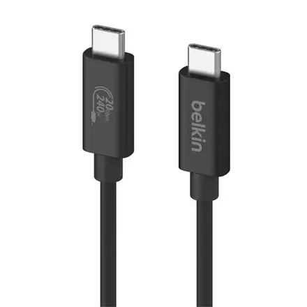 Belkin kábel Connect USB4 Cable 240W 20Gbps 2m - Black