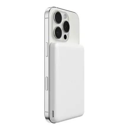 Belkin Boost Charge Slim Magnetic Powerbank 5K - White