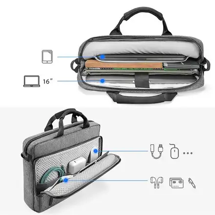 TomToc taška Casual A50 pre Macbook Pro 16" M1/M2/M3/M4 - Gray