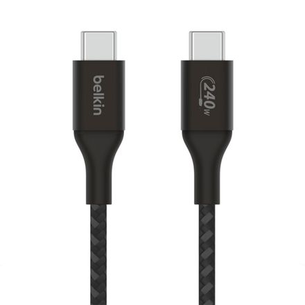 Belkin kábel Boost Charge Double-Braided USB-C to USB-C 1m 240W - Black