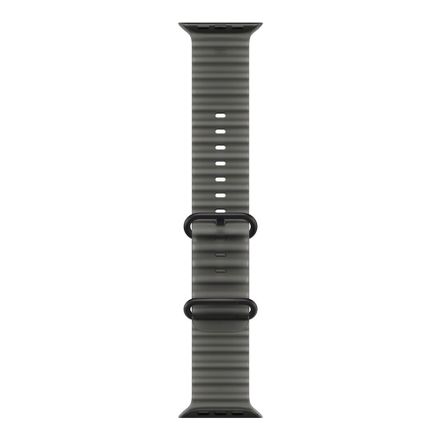 Apple Watch 49mm Translucent Black Ocean Band - Black Titanium Finish