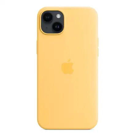 Apple iPhone 14 Plus Silicone Case with MagSafe - Sunglow