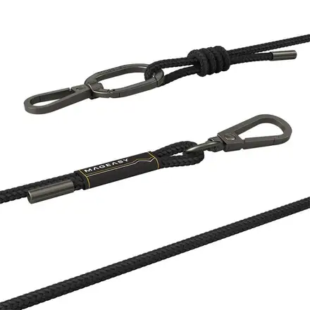 SwitchEasy šnúrka Strap+Strap Card 6mm Phone Lanyard - Black