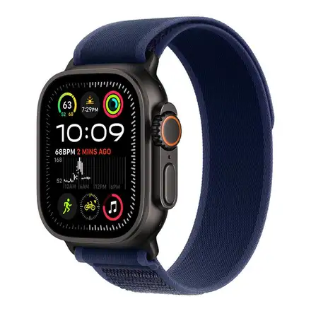 Apple Watch 49mm Blue Trail Loop - M/L - Black Titanium Finish *Rozbalený*