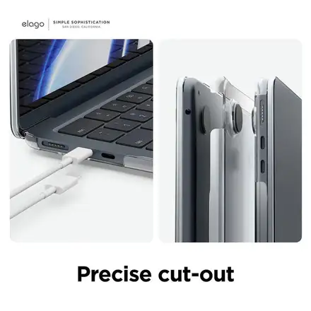 Elago kryt Ultra Slim Case pre Macbook Air 15" M2/M3/M4 - Dark Gray