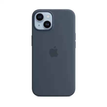 Apple iPhone 14 Silicone Case with MagSafe - Storm Blue