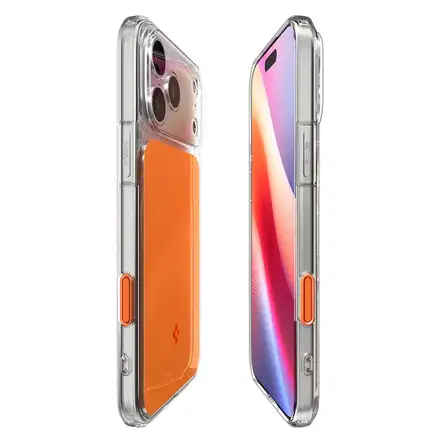 Spigen kryt Ultra Hybrid T Magsafe pre iPhone 17 Pro - Glossy Orange