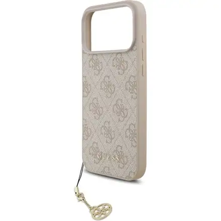 Guess 4G Charm MagSafe kryt iPhone 17 Pro Max ružový