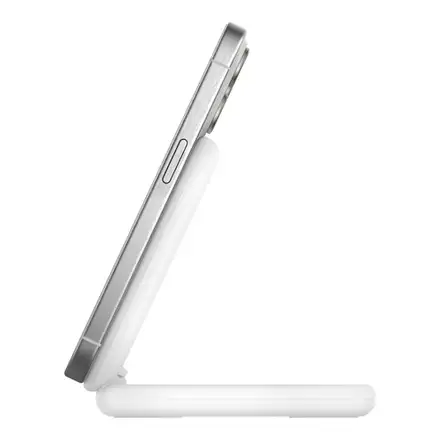 Belkin Boost Charge Magnetic Wireless Charger with Qi2 15W + 20W Charger - White