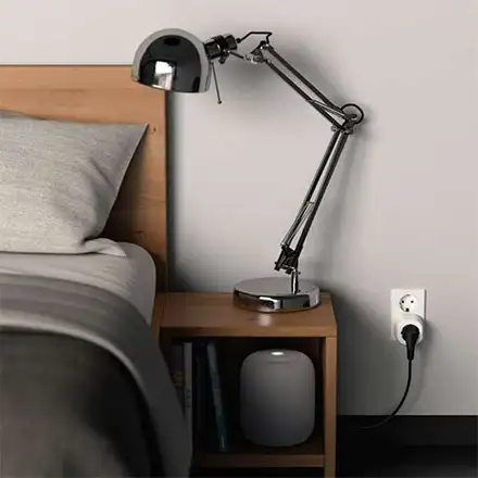 Satechi Smart Outlet works with Apple Home - White