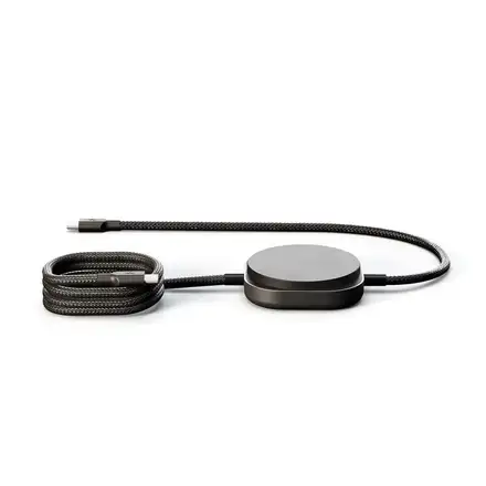 ZENS USB C - C Pro 2 cable 1,5 m 240W with Qi2 charger Black
