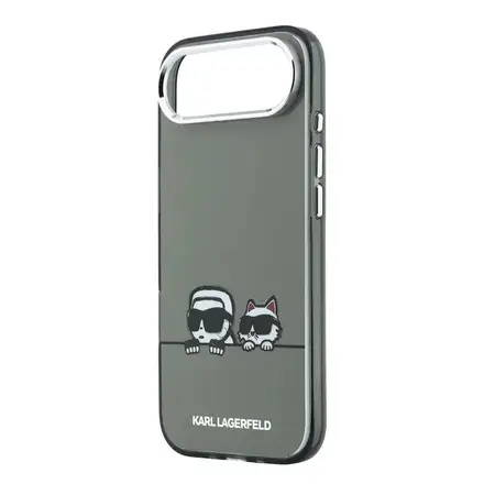Karl Lagerfeld IML K&CH Heads Logo MagSafe MagSafe kryt iPhone Air čierny