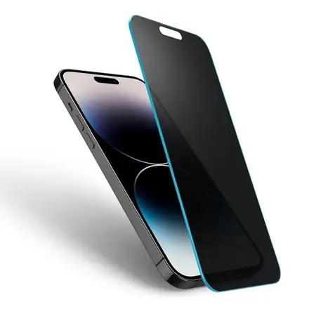 Spigen ochranné sklo GLAS.tR Slim HD Anti Glare/Privacy pre iPhone 14 Pro Max