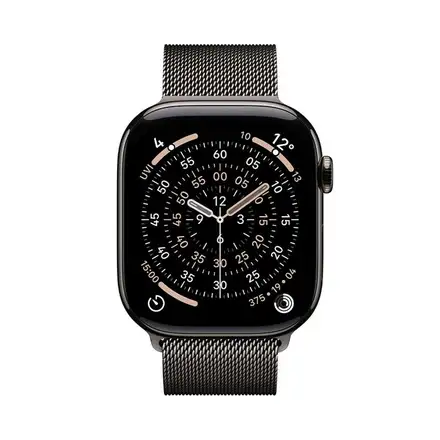 Apple Watch Series 11 GPS + Cellular 42mm Bridlicový sivý titán s bridlicovo sivým milánskym ťahom