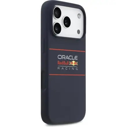 Red Bull Silicone Horizontal Logo MagSafe Zadný Kryt pre iPhone 17 Pro modrý