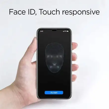 Spigen ochranné sklo Glass FC HD pre iPhone 11 Pro Max - Black Frame
