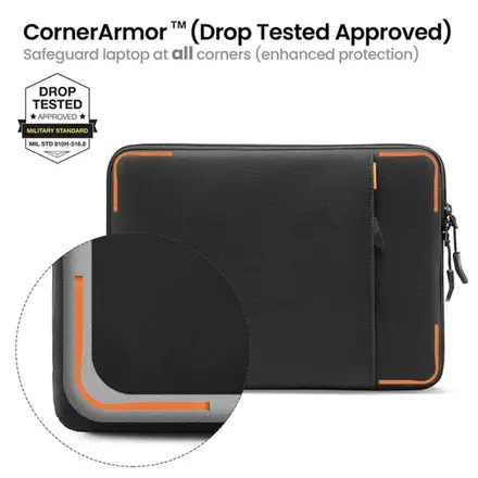 Tomtoc puzdro 360 Protective Sleeve pre Macbook Air 15" M2/M3/M4 - Black Blue