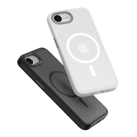 Comma kryt Joy Elegant Magnetic Case pre iPhone 16e/17e - White