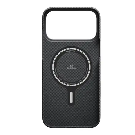 Pitaka kryt Ultra-Slim Case pre iPhone 17 Pro Max - Black/Grey