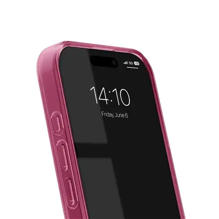 iDeal Fashion Clear Case MagSafe iPhone 16 Cherry Crush