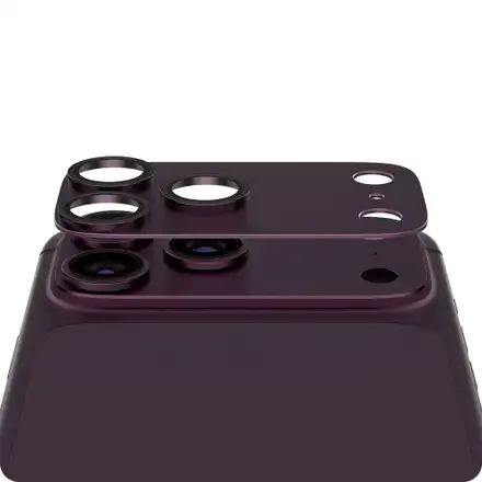 PanzerGlass Fender Camera Protection pre iPhone 18 Pro - Dark Cherry