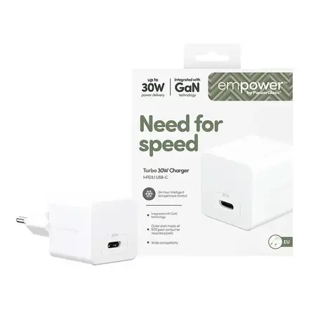 PanzerGlass EMPOWER Grand Prix USB-C GaN 30W - White