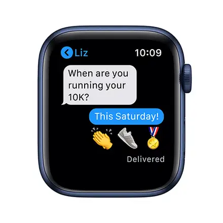 Apple Watch Series 6 GPS 44mm puzdro z modrého hliníka *Trieda C*
