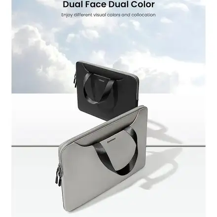 Tomtoc puzdro The Her Sleeve pre Macbook Pro 14" - Dark Gray/Gray
