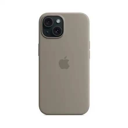 iPhone 15 Silicone Case with MagSafe - Clay