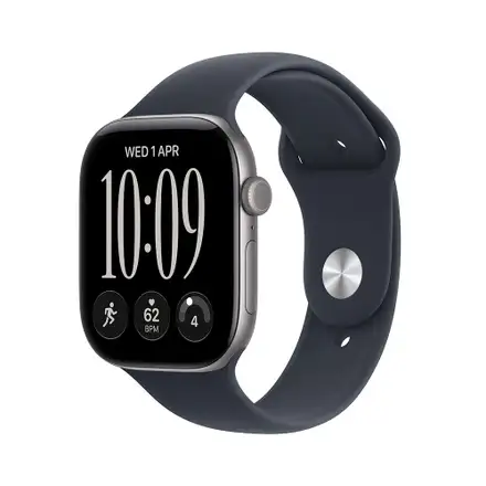 Apple Watch Series 12 GPS 42mm Space Grey Aluminium Case with Navy Blue Sport Band - S/M