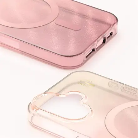 iDeal Fashion Clear Case MagSafe iPhone 17 Rose Blush