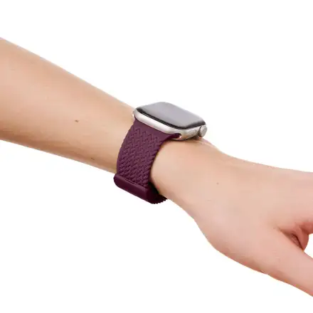 iDeal Soft Braid Watch Band 38/40/41/42 Velvet Plum