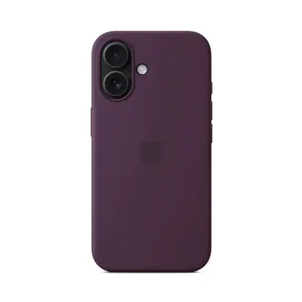 iPhone 16 Silicone Case with MagSafe - Plum