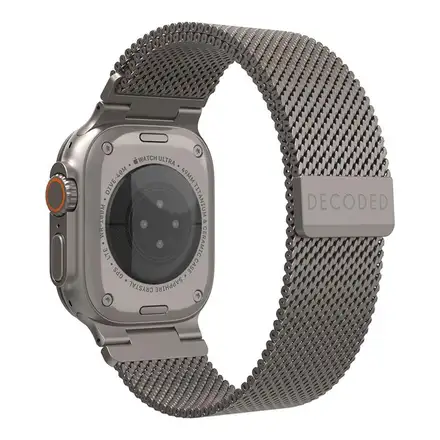 Decoded remienok Stainless Steel Traction Strap pre Apple Watch Ultra - Silver